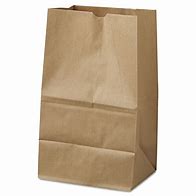 20# Short Kraft Heavy Paper 
Bag 8.25&quot;x6&quot;x15.25&quot;(500)