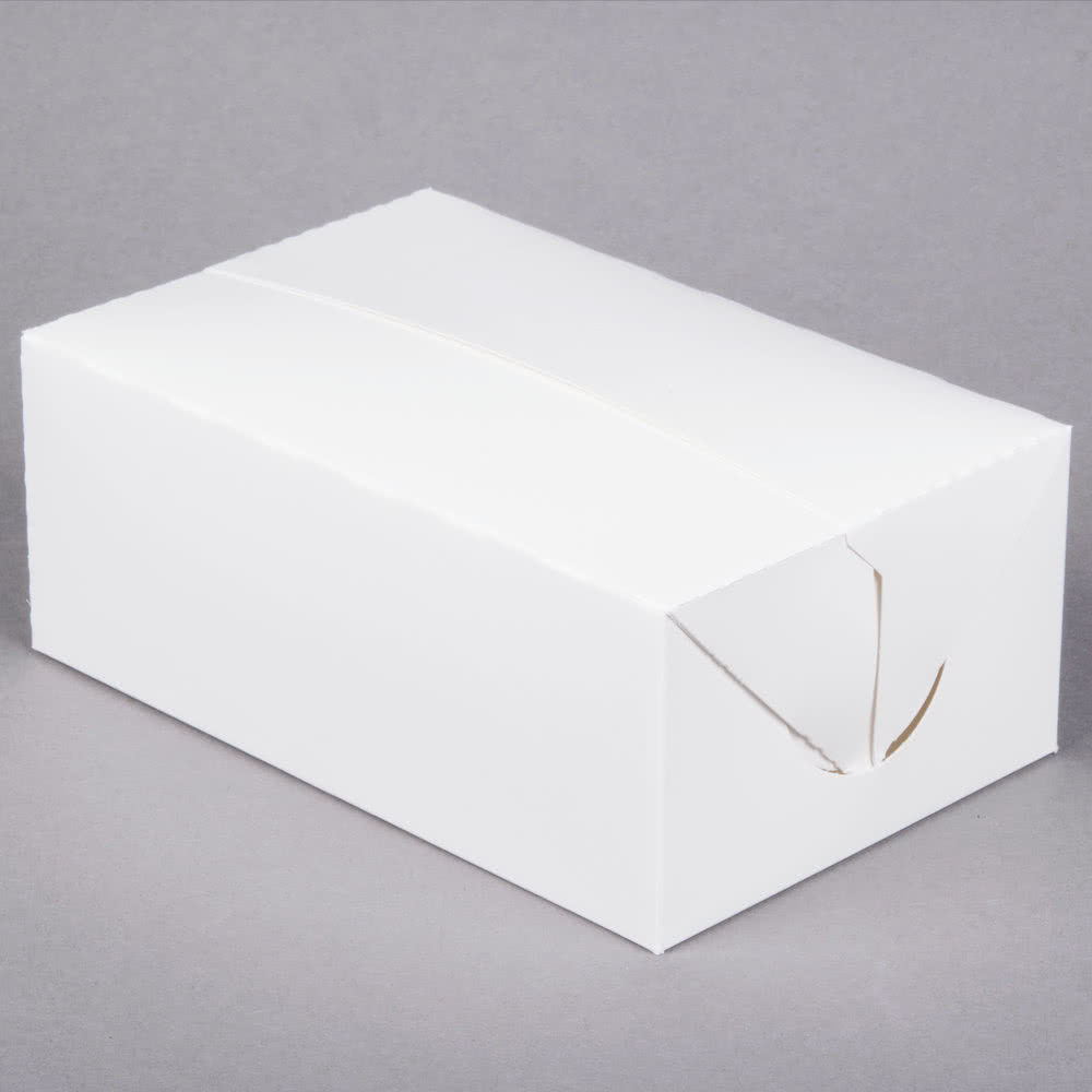 White Snack Box, 7&quot; x 4.5&quot; x 2.75&quot; (500)