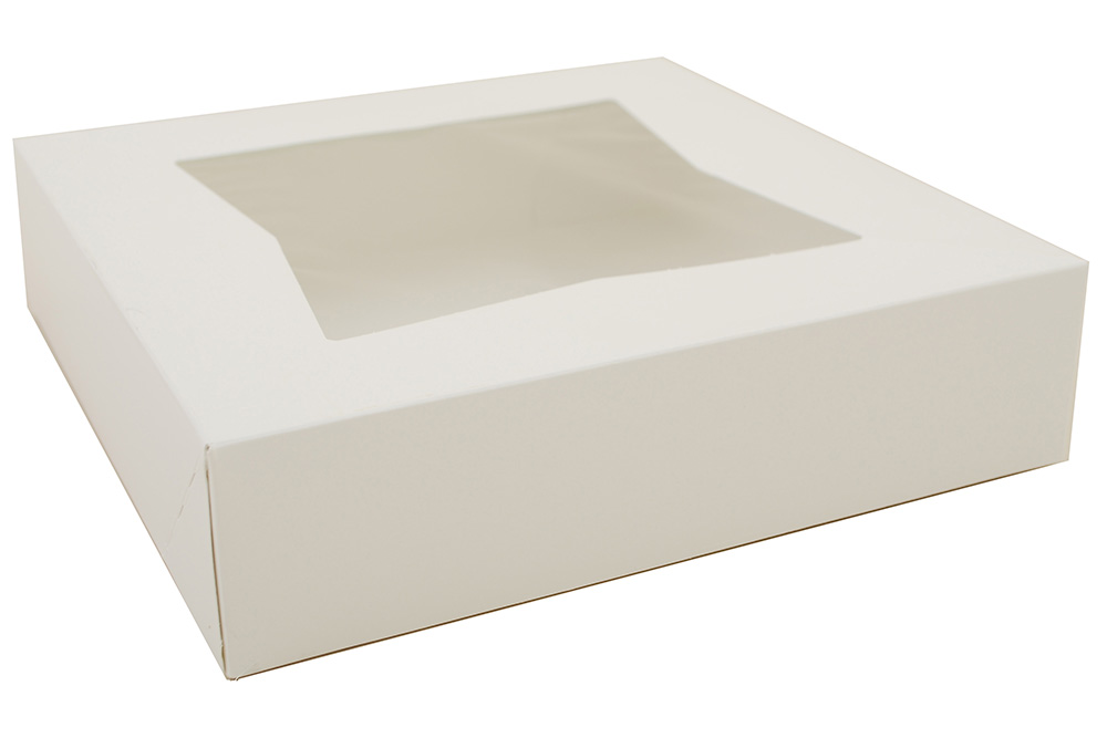 10x10x2.5 White Window Bakery   Auto Box (200)