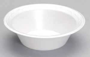 12oz White Foam Bowl (1000)