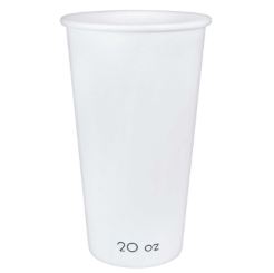 20oz White Paper Hot Cup (1000)