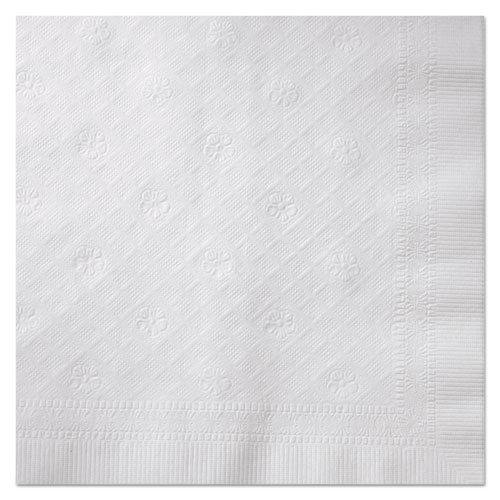 White Dinner napkin 17x17 1/4  Fold 1Ply 3000/cs 