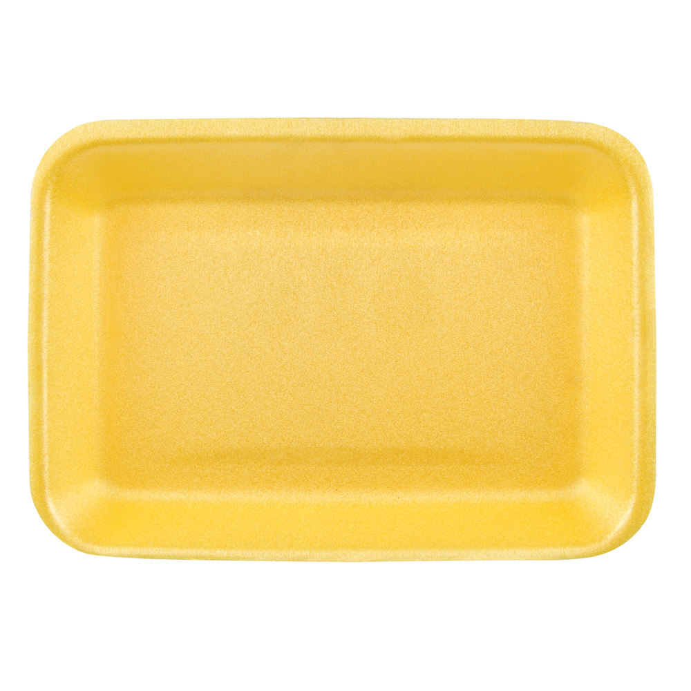 2 Yellow Foam Tray,NPX ONE,     5.75x8.25x1(500)