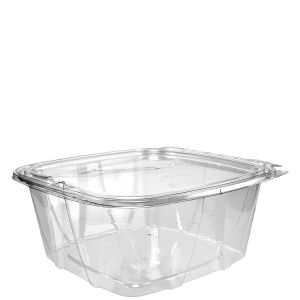 64oz Clear TamperResist Hinged Container (200)