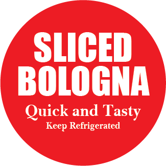 &quot;Sliced Bologna&quot; Label (500)
