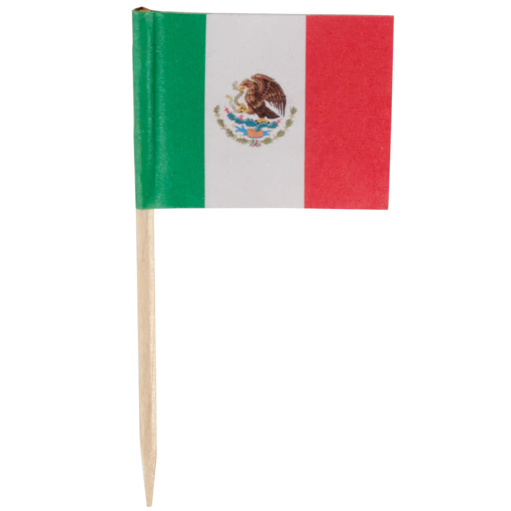 Mexican Flag Food Pick (144)
