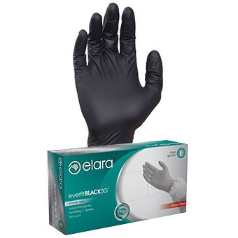 XL Black Nitrile Glove (100) 