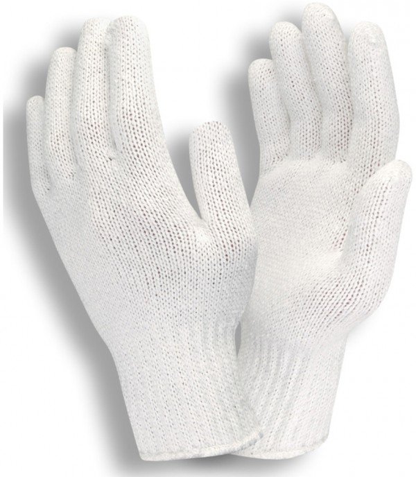 LG White Cotton Meat Gloves  (Doz)