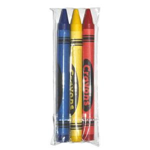 3 pack Crayons  Cellophane-Wrapped (720)