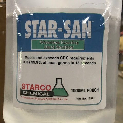 Star San Foaming Hand Sanitizer (6/1000ml)