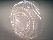 12&quot;Clear Round Cater Tray Dome  PET (25) Fits A512PBL 2.75&quot;