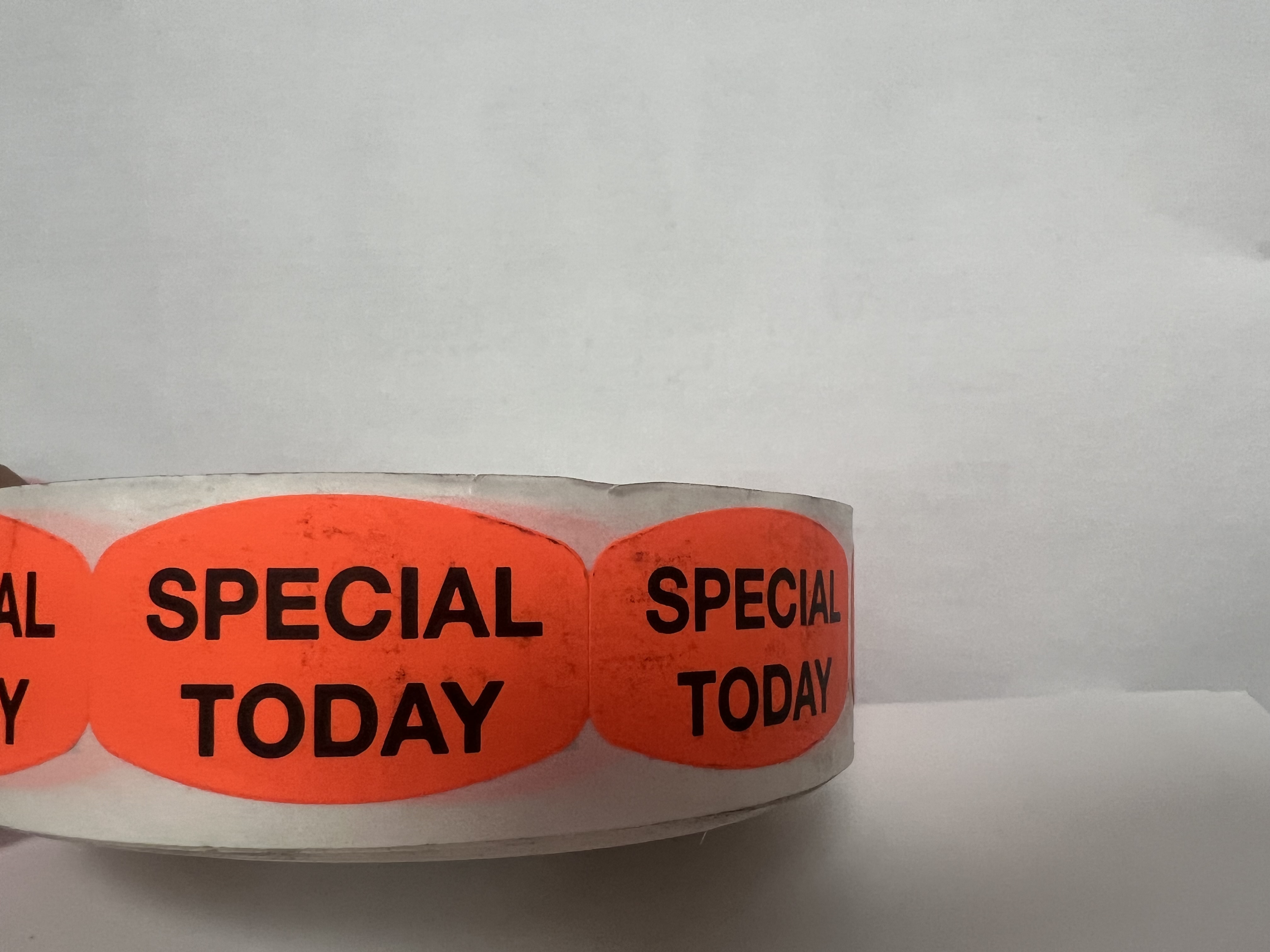 Special Today redglo Label 
(1000)