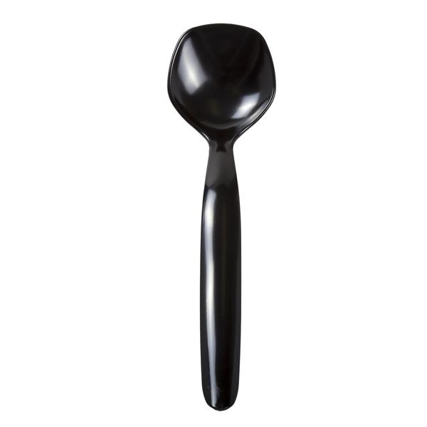 10&quot; black serving spoon(72)