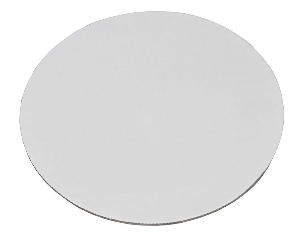 10&quot; White Greaseproof  Corrugated Circle 