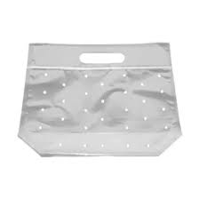 Vented Produce Pouch 11x10x4  2.5 MIL,250/case With Handle