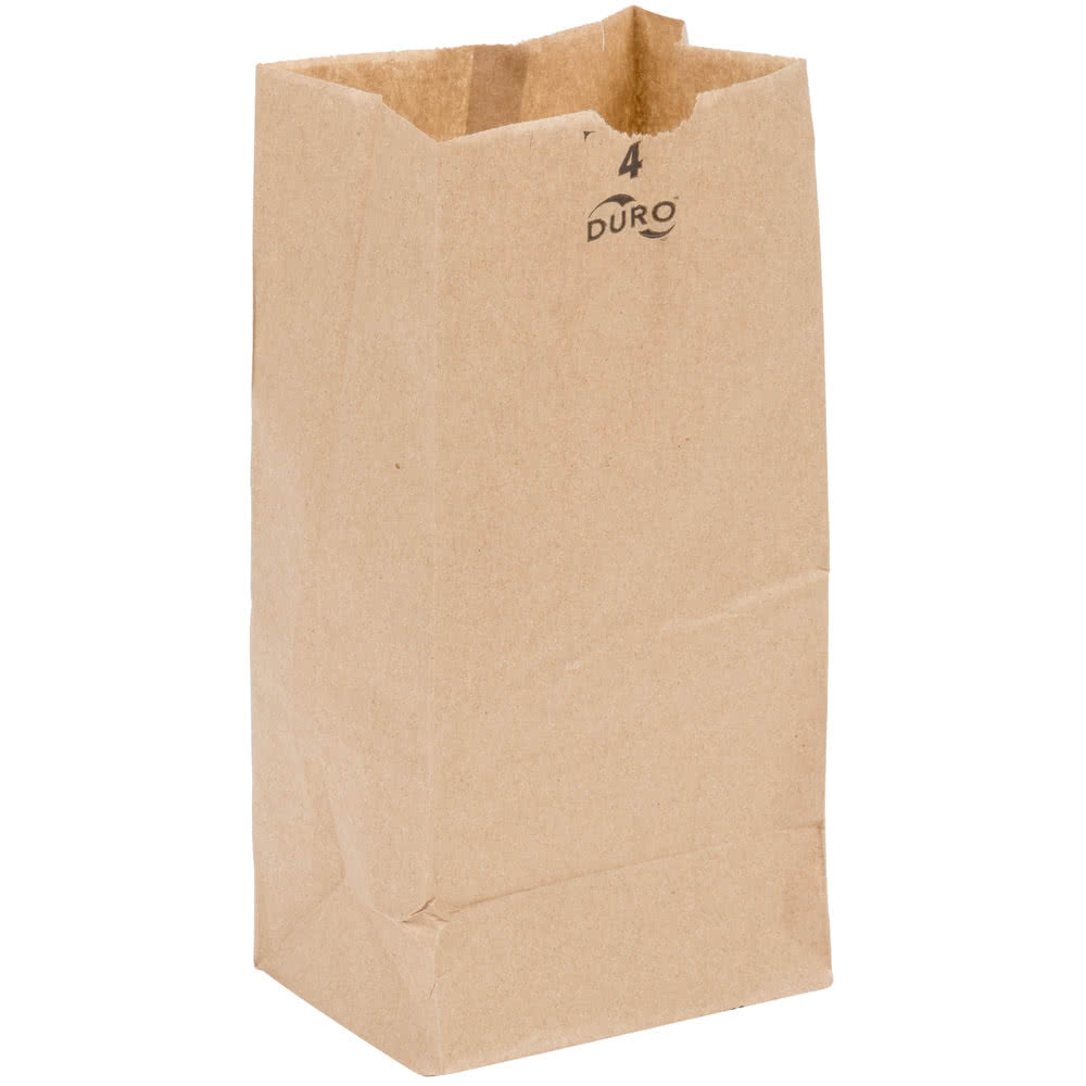 4# Kraft Paper Bag
5&quot;x3&quot;x 9.75&quot;(500)