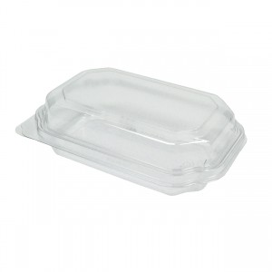 12oz Clear Polygon Clamshell PET (252)