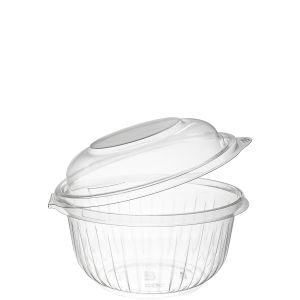 16oz Clear Round Hinged Bowl (300)