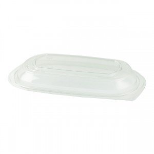 24/32oz Clear PET Dome Lid (252)For M416,M432 MicroRaves