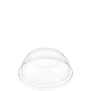 DLW662 clear dome lid  w/hole (1000)