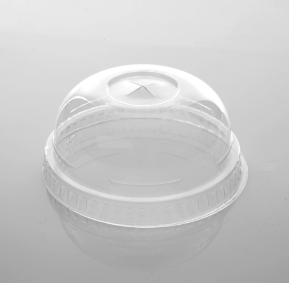 32oz PET Dome Lid w/ Straw  Slot Hole 108mm (500) 