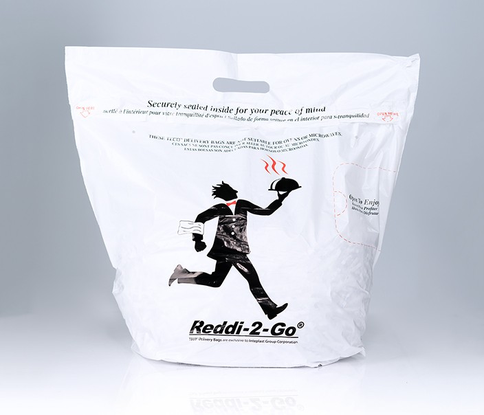 Tamper Evident Carryout Bag  20x11x17 1.2mil (250/cs)