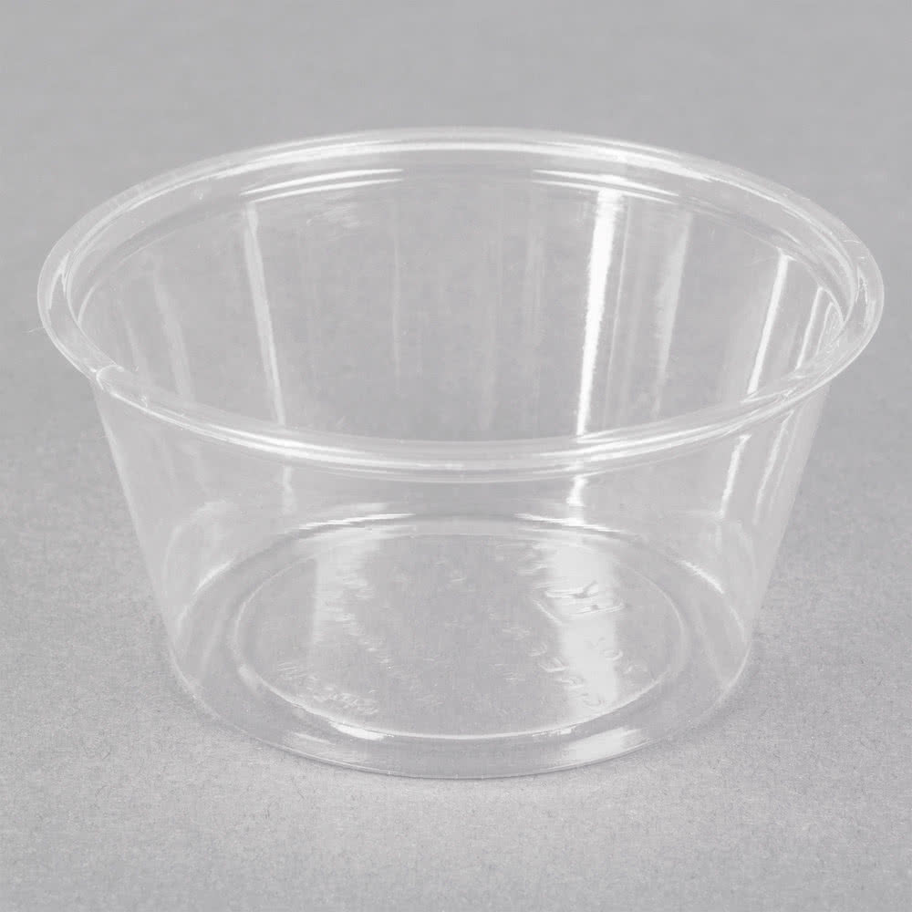 2oz Clear Portion Cup (2500)  Ideal