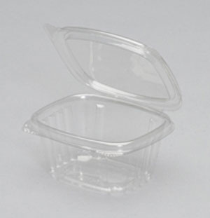 6oz Clear Hinged Deli  Container (400)