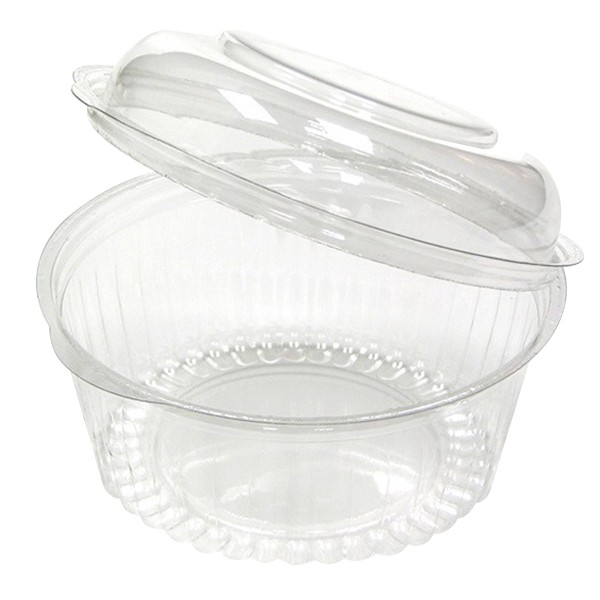 39oz Clear Round Hinged Bowl (150)