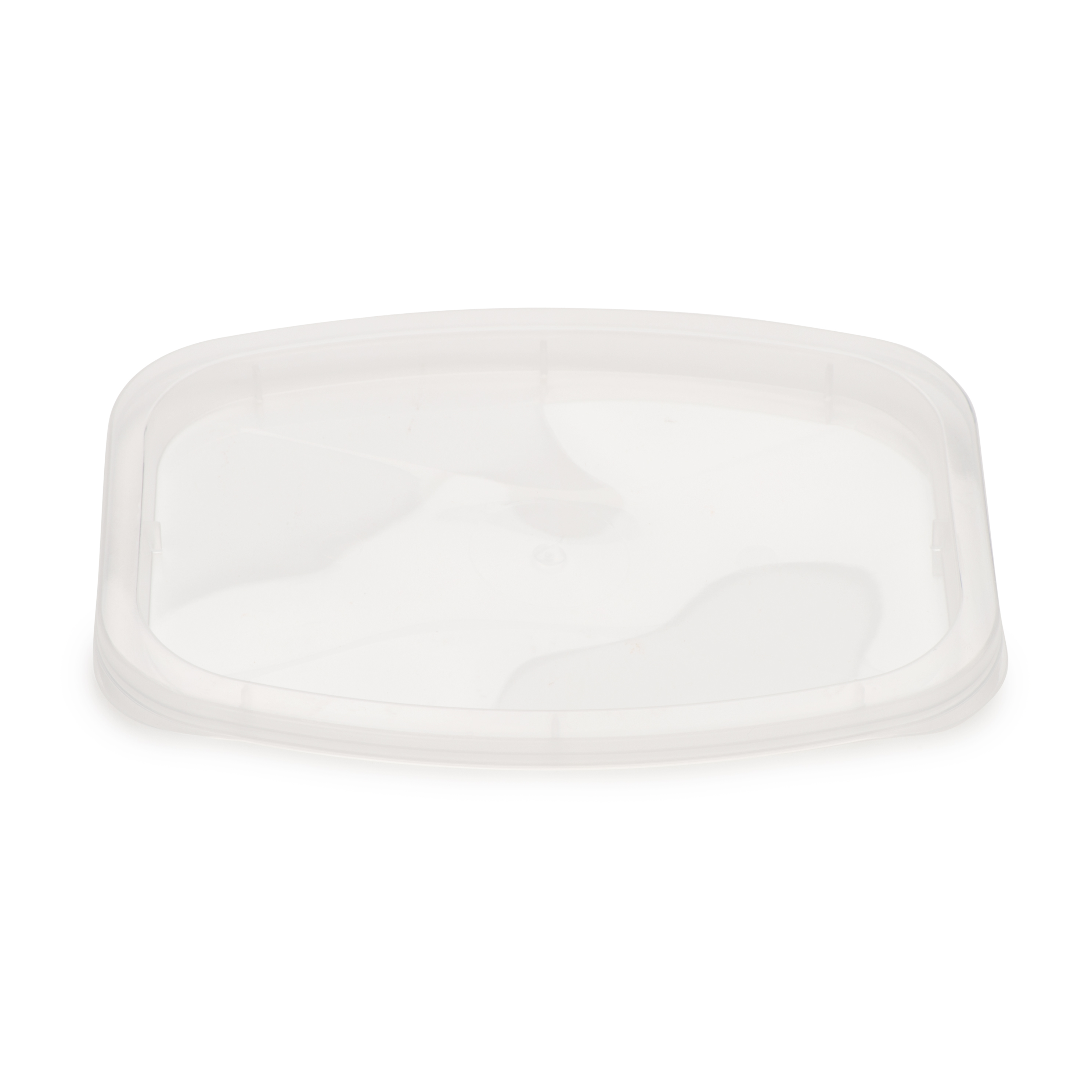 Cube Clear Recessed Deli  Container lid (400)