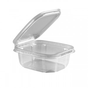 12oz Tamper-Evident Deli  Container Clear Hinged