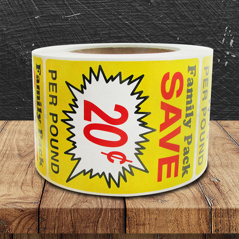 &quot;Value Pack Save 20&quot; Label (Roll)