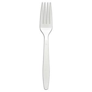 Fork heavy white PP (1000) 