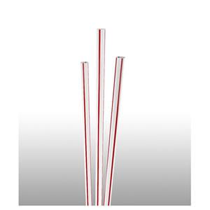 5&quot; White w/ Red Stirrer  unwrapped (10/1000)