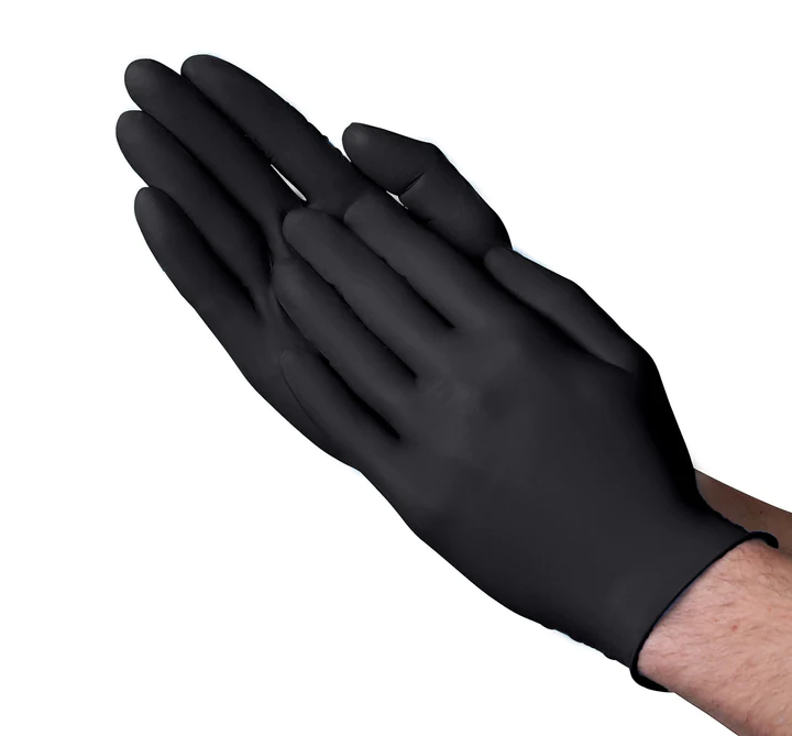 XXL Black Nitrile Glove  (10/100)