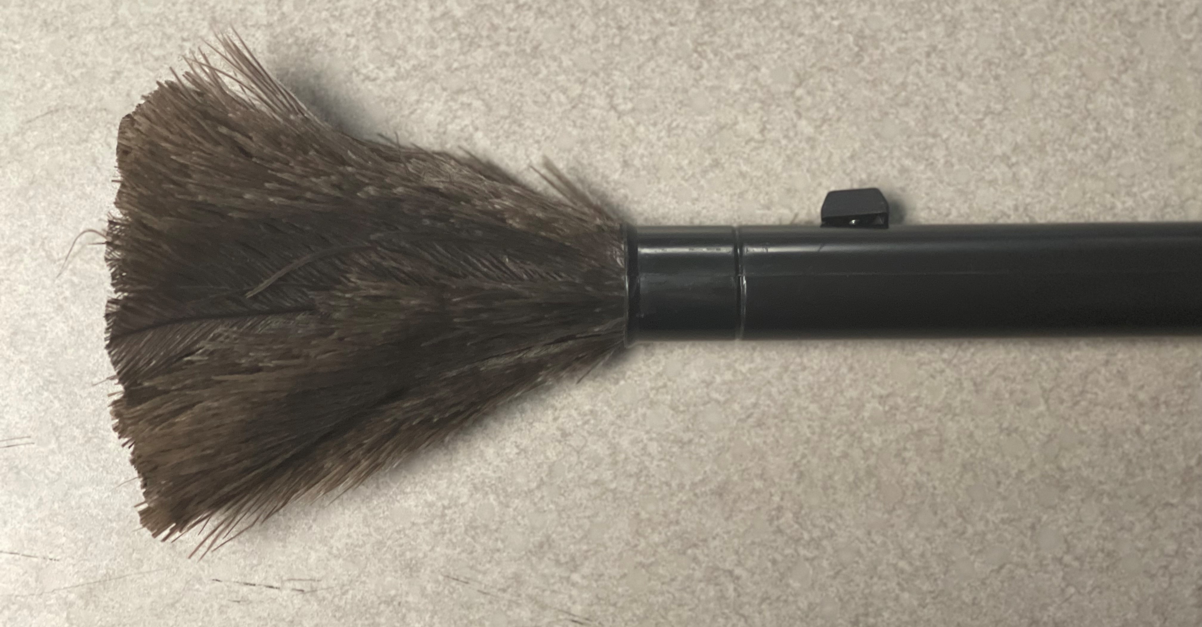 Feather Duster Retractable BLK  Extends 9&quot; to 14&quot;