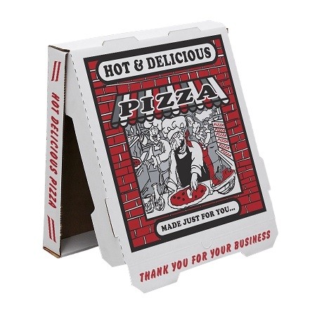 8&quot;Stock Print Pizza Box  Corrugated(50)