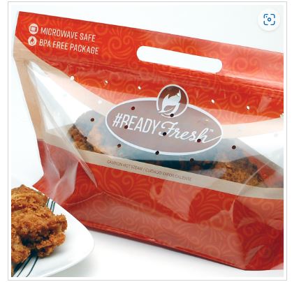 8pc. Grab-N-Go Chicken Bag LK (250) 14x8x5.5