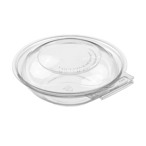 8oz Clear Round Hinged Lid 
Tamper-Evident Container 
BreakAway (240)PET