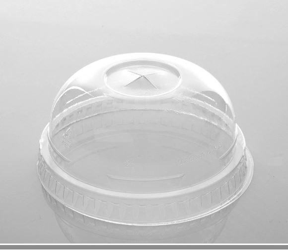 Dome Lid Slot Straw for  12-24oz.  Pet Cups 98mm (1000)