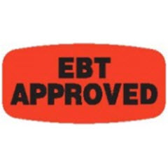 EBT Approved label (1000)