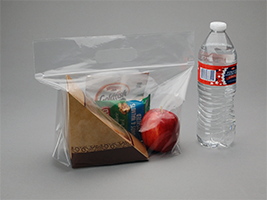 Clear Zipper Lunch bags 11x6x4  1.5mil (1000)
